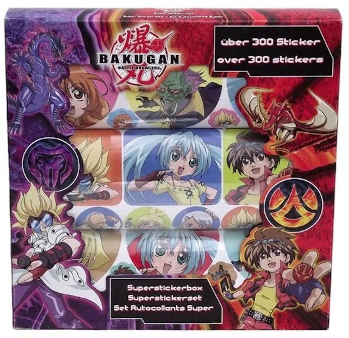 Bakugan stickerbox met 300 stickers !