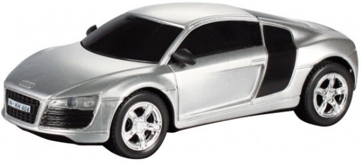 Cartronic Car Speed Racebaan Auto Audi R8 Zilver