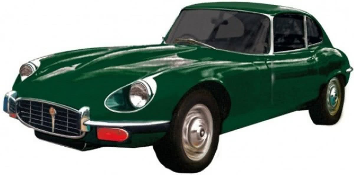 Cartronic Car Speed Racebaan Auto Jaguar E-type Donker Groen