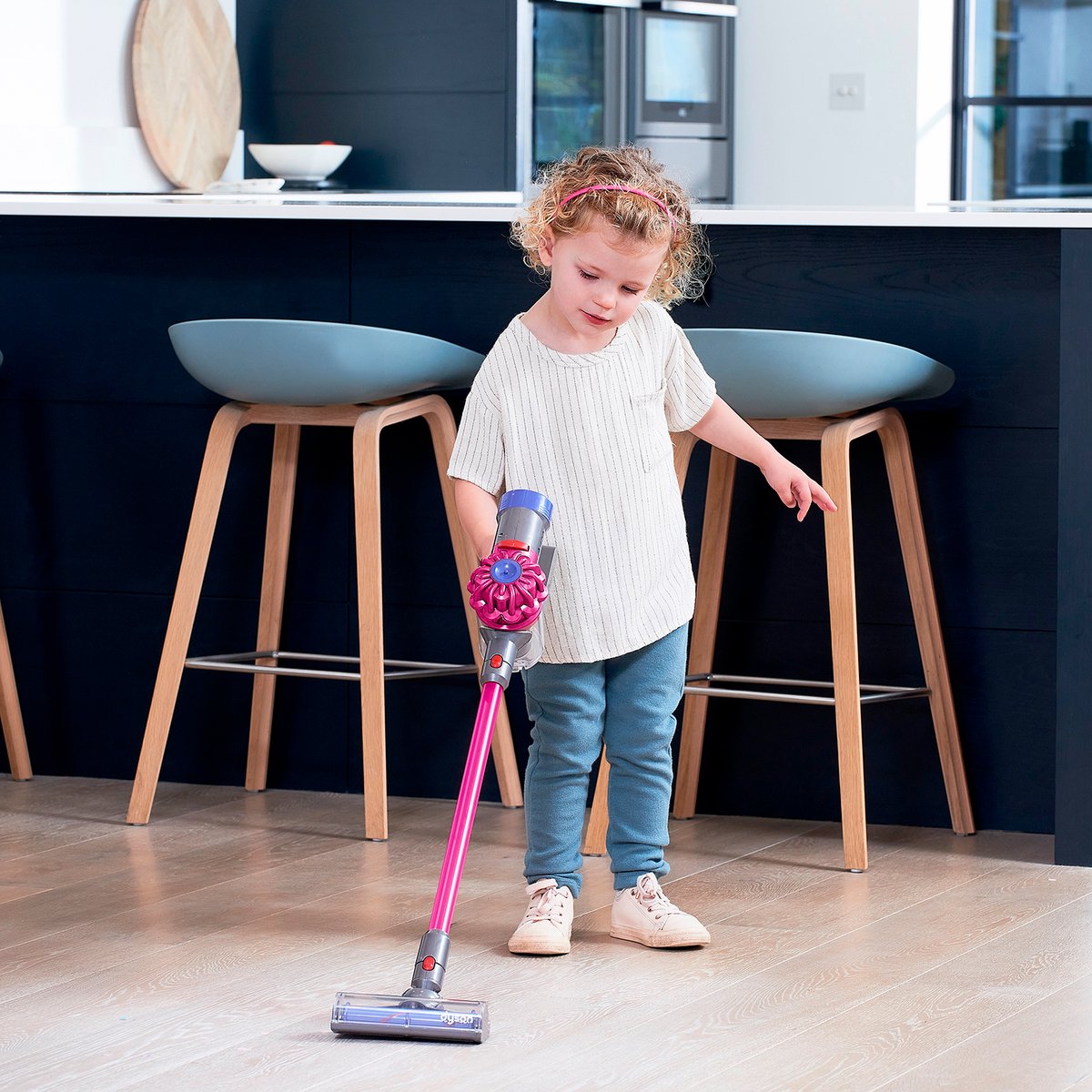 Toy Dyson Cordless Vacuum Pink