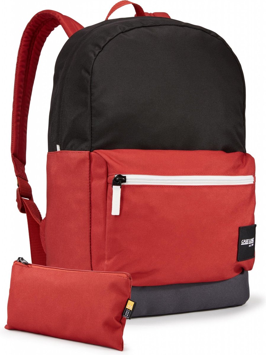 Case Logic Campus Commence Backpack 24L - Zwart/Brick