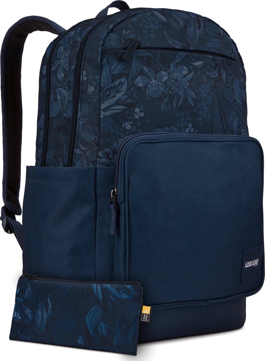 Case Logic Query - Laptoptas 29L / Blauw Bloemenprint