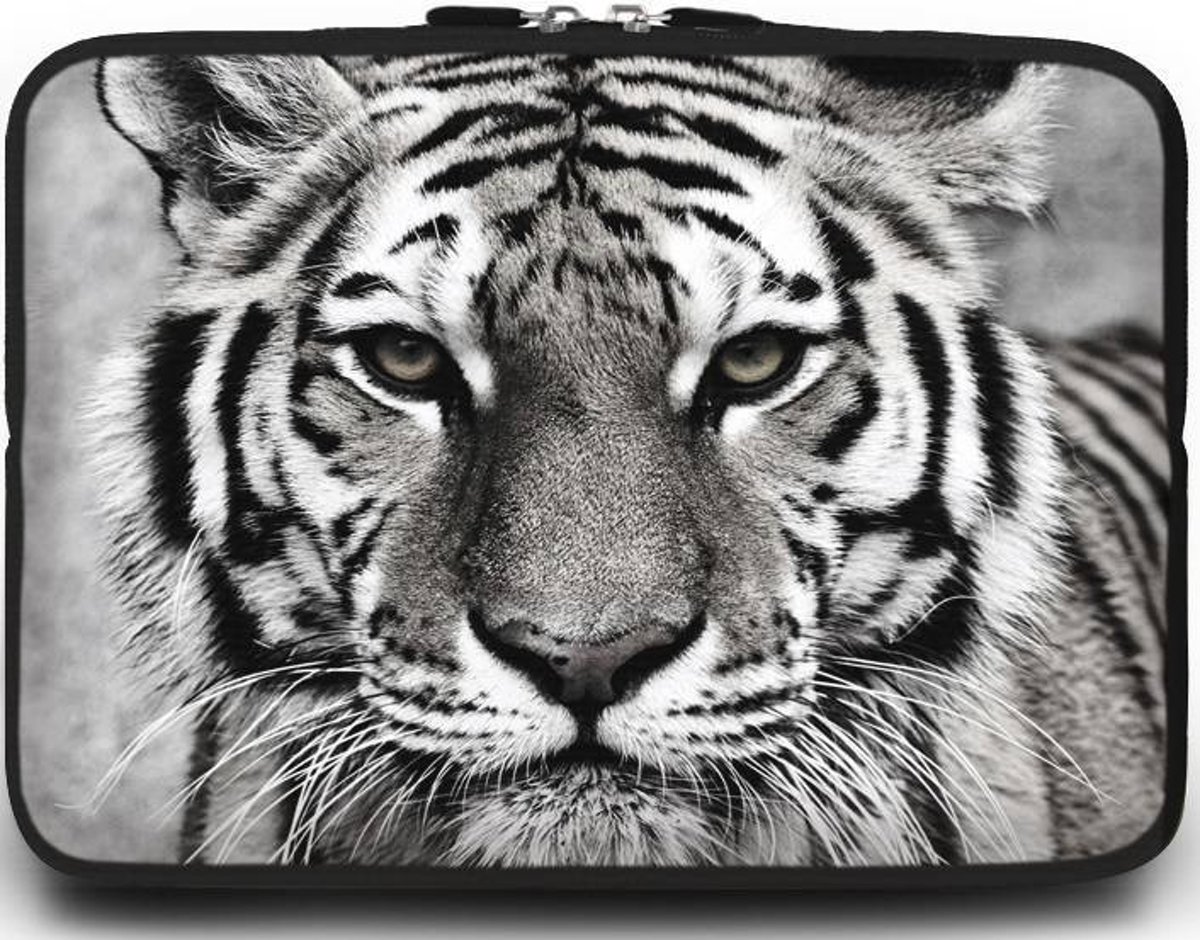 Universele Laptop Sleeve - 15.6 inch - Tijger