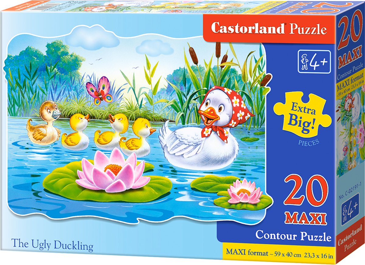 Ugly Ducling - Legpuzzel - 26 Stukjes