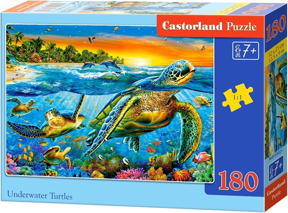 Underwater turtles - 180 stukjes