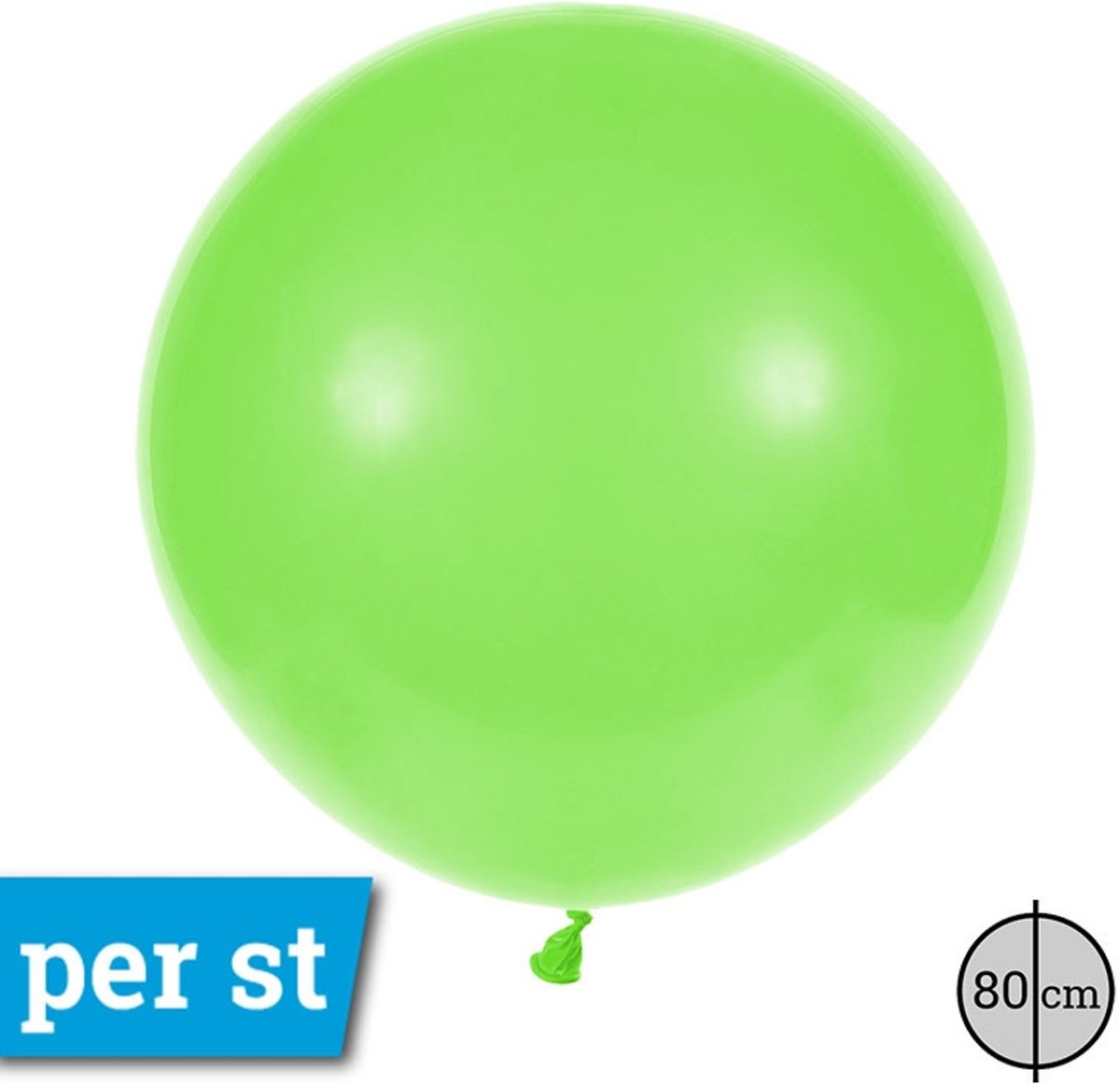 GT220R Pastel - Reuze Ballonnen Standaard kleuren Lime - Appel Groen 80cm