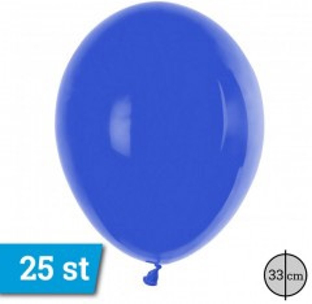 Latex ballon PT110-Donker blauw aantal 25 stuks