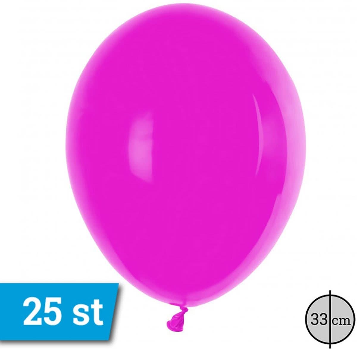 Latex ballon PT110-Fucsia aantal 25 stuks