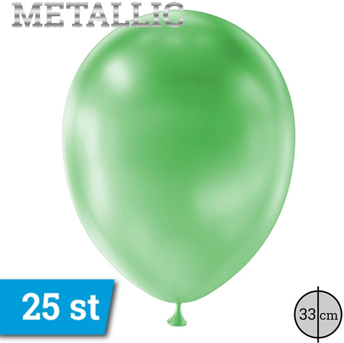 Latex ballon PT120M-Groen 29 aantal 25 stuks