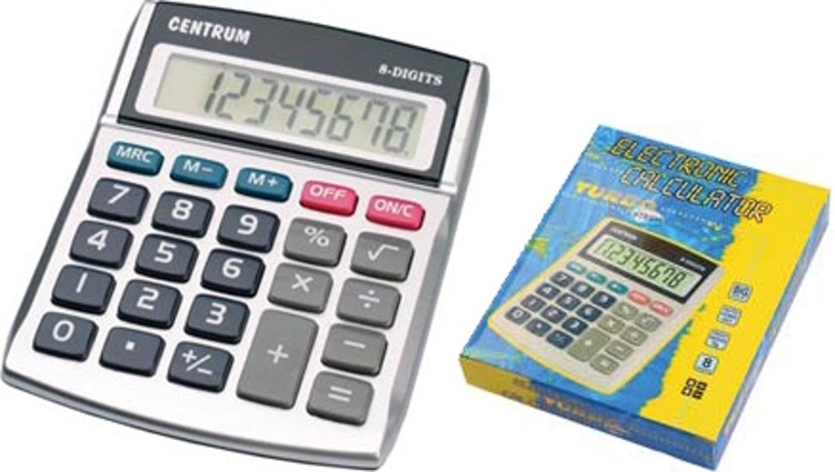 Centrum - Rekenmachine - Calculator - 8 cijferig