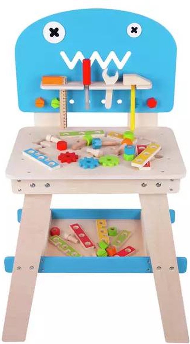   houten speelgoed gereedschapsbank