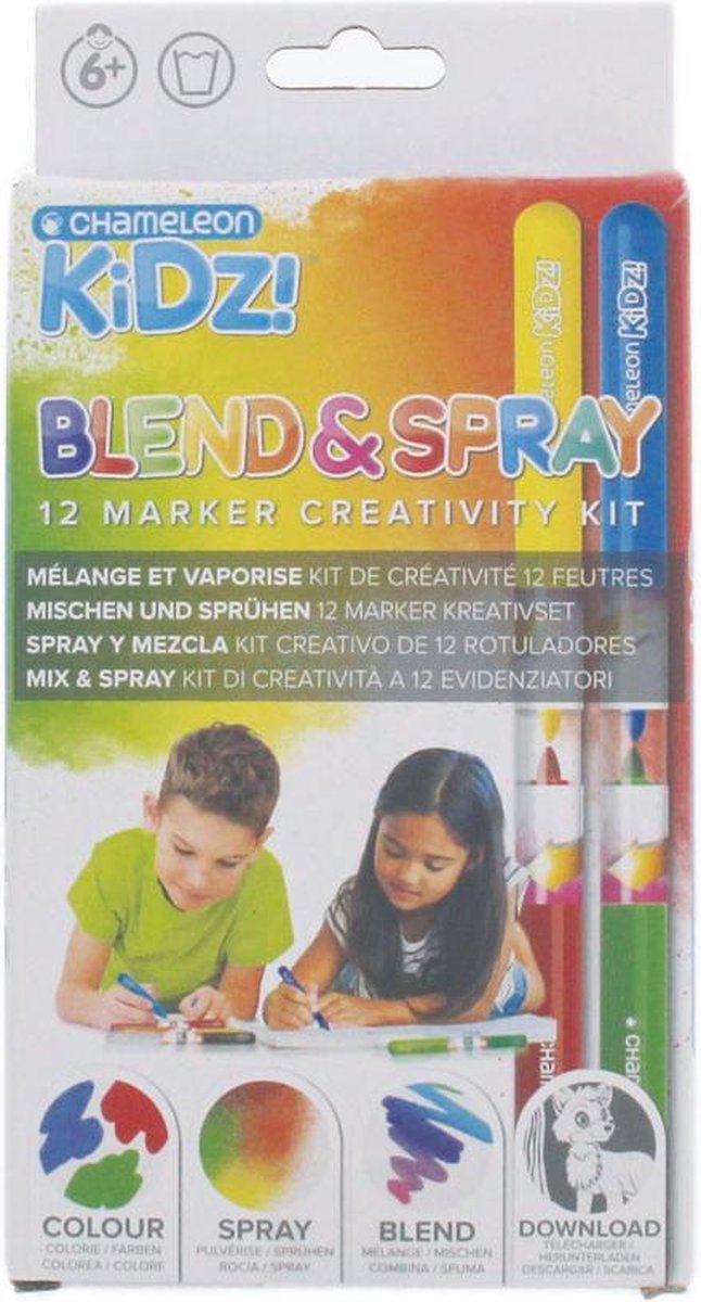 Chameleon KIDZ Blend & Spray 12 markers