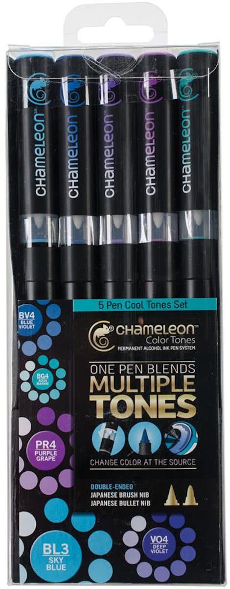 Chameleon 5 pen Cool Tones Set