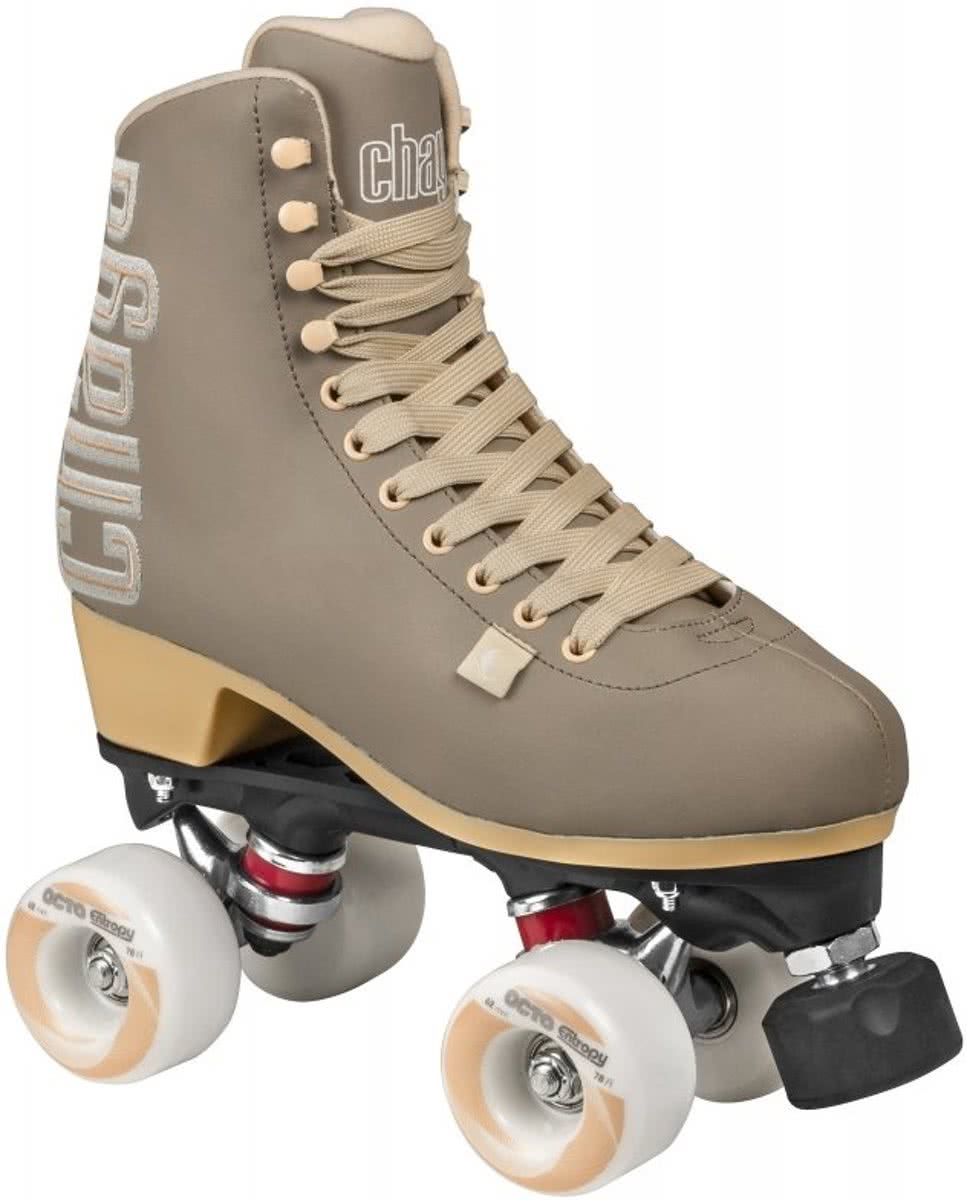 Chaya Rolschaatsen Warm Sand Ocher Dames Grijs Maat 37