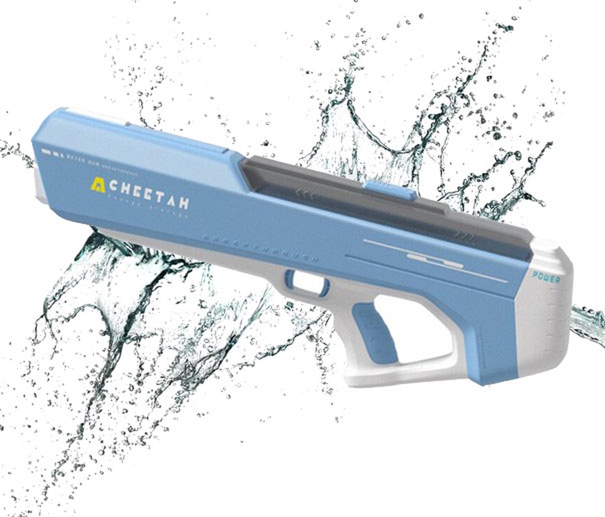 Cheetah® Elektrisch Waterpistool - Automatisch Waterpistool - Watergun - Schiet Automatisch - Vult Automatisch - SuperSoaker - Buitenspeelgoed - Blauw