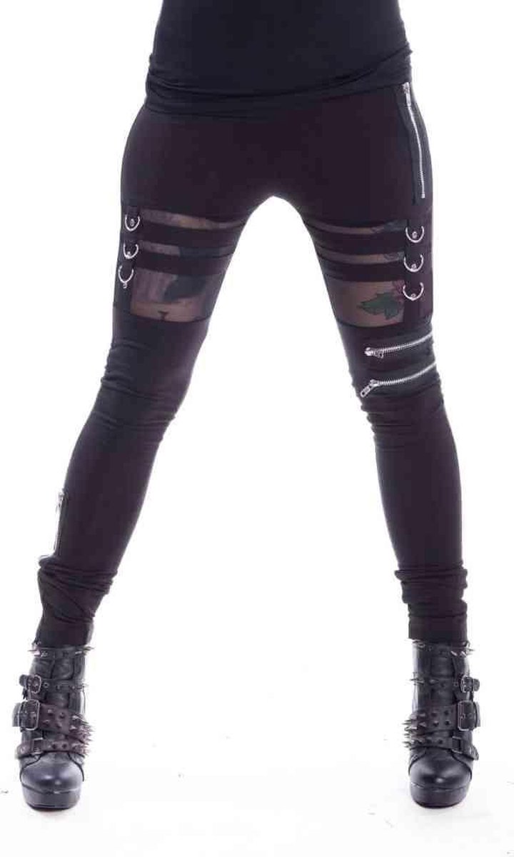 INKA leggings dames zwart - M