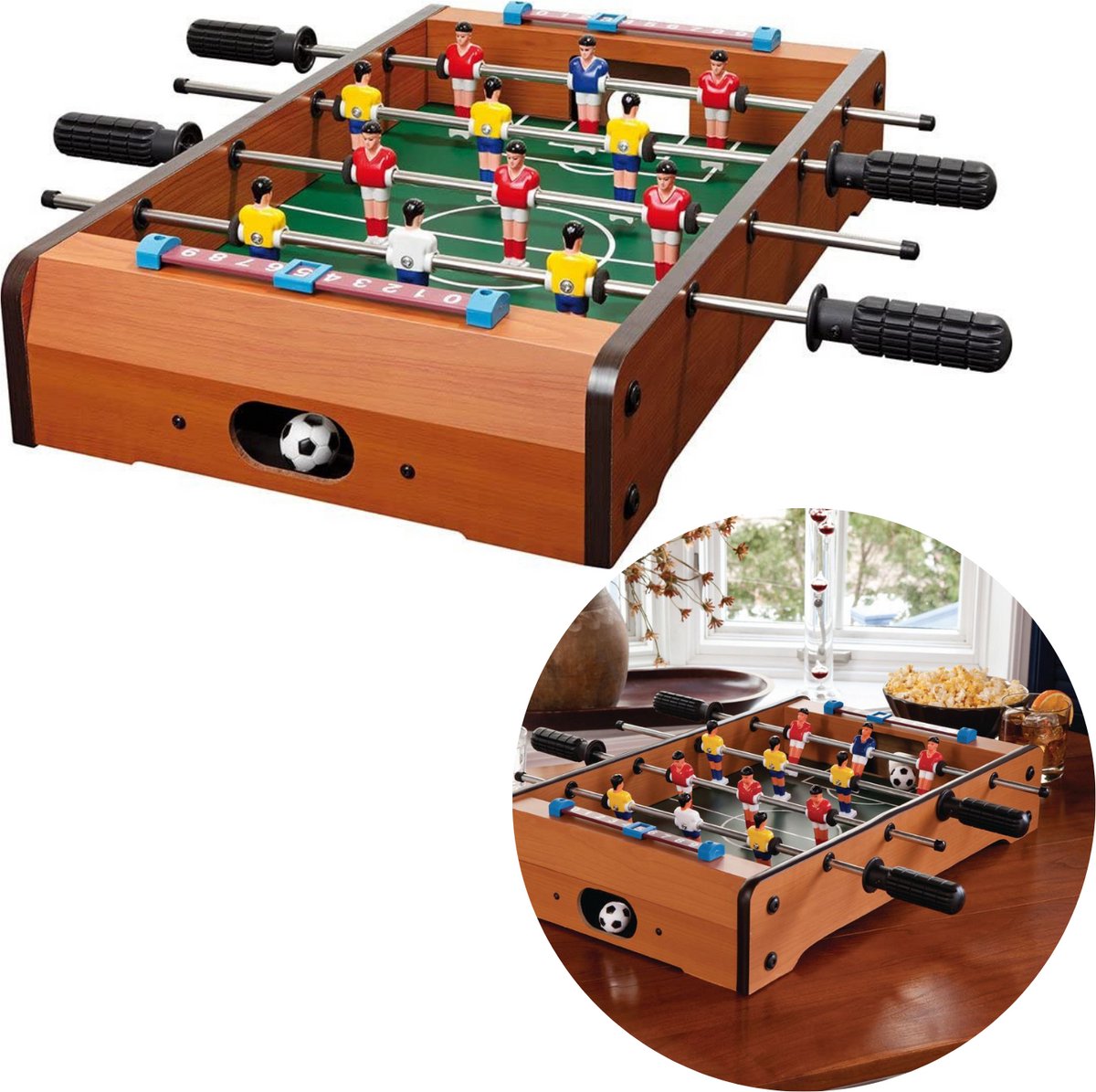  ®   - Tafelmodel -  spel - Voetbaltafel - 50x31x9cm - Hout