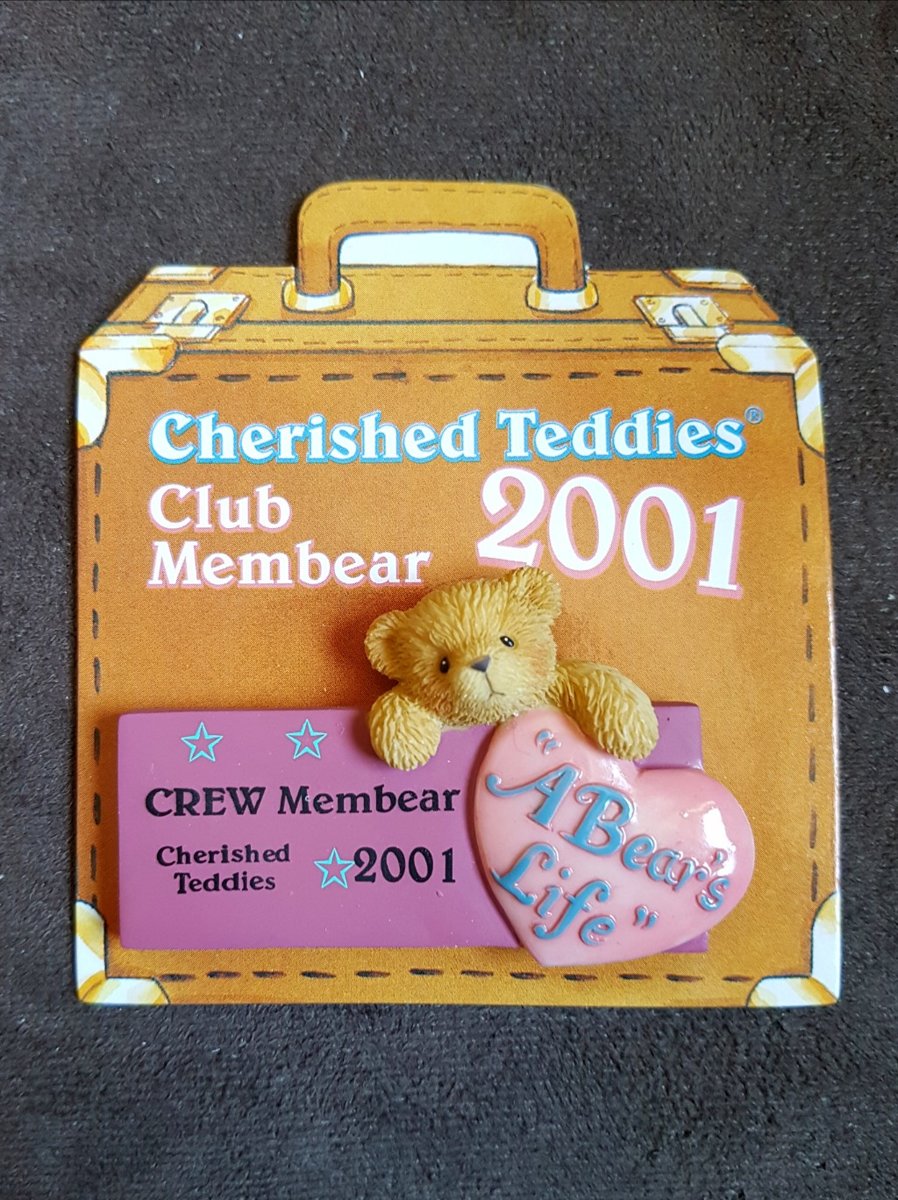 Cherished Teddies Club Membear 2001