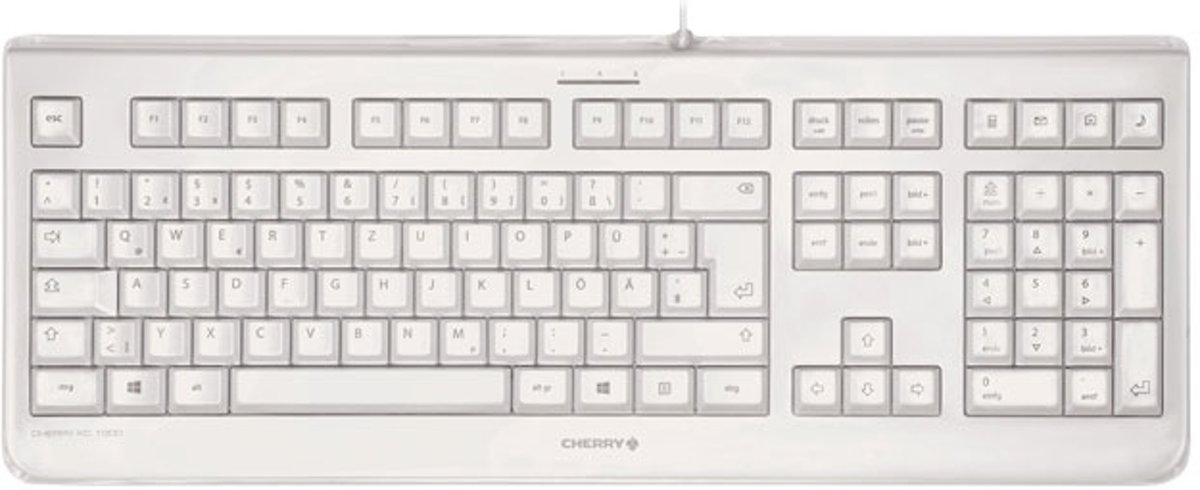 CHERRY KC 1068 USB QWERTY Amerikaans Engels Grijs