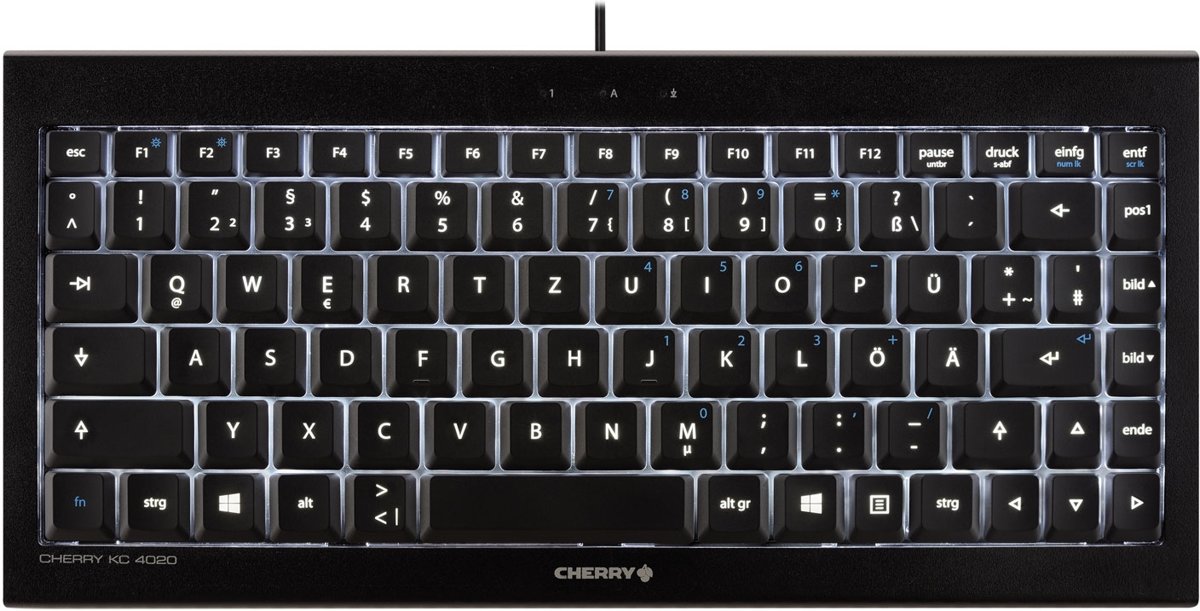 CHERRY KC 4020 USB Belgisch Zwart