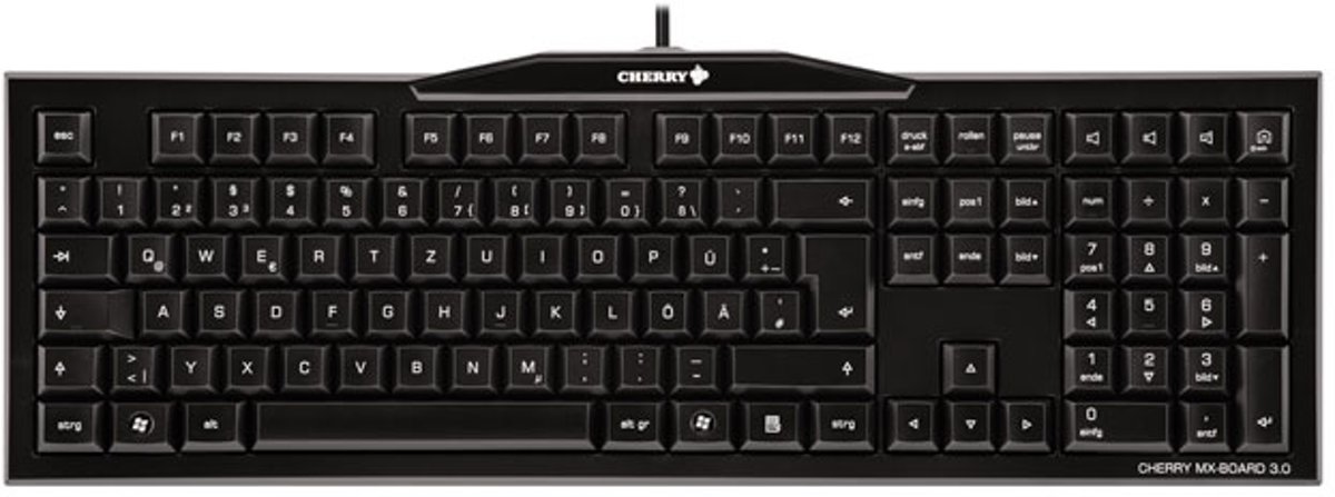 CHERRY MX-Board 3.0 USB QWERTY Amerikaans Engels Zwart