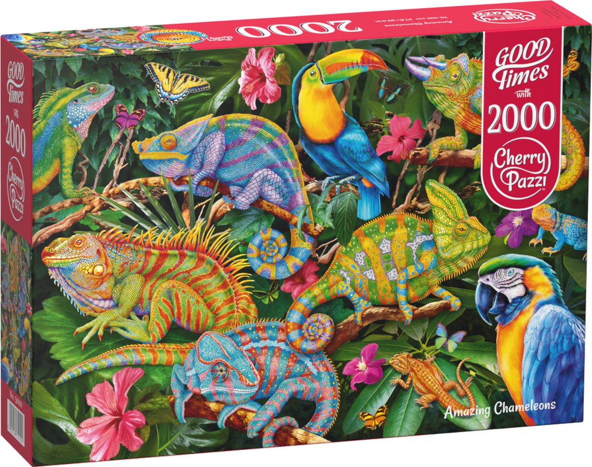 Amazing Chameleons Puzzel 2000 Stukjes