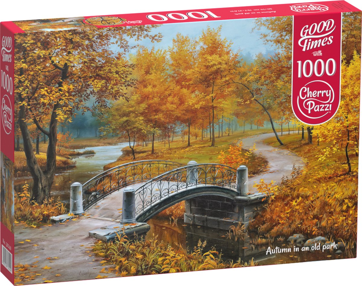 Autumn in an old Park Puzzel 1000 Stukjes