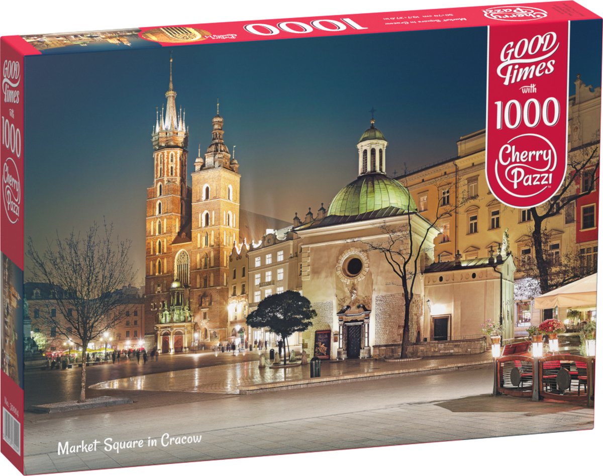 Market Square in Cracow Puzzel 1000 Stukjes