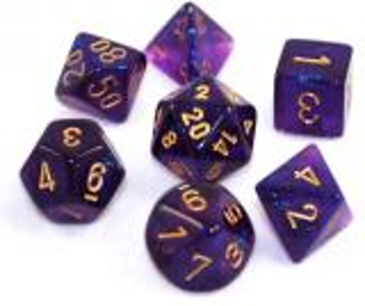 Polydice - Royal - Purple/ Gold