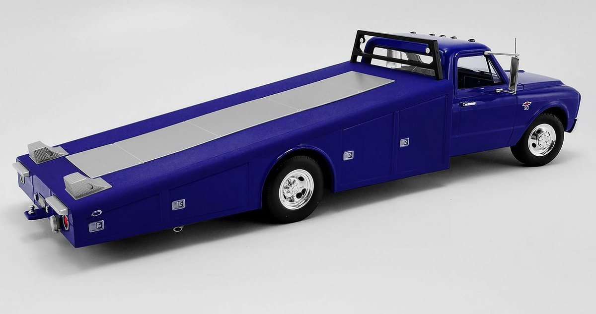 Chevrolet C-30 Truck Ramp Car Transporter 1967 Blu