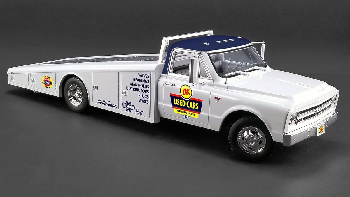 Chevrolet C-30 Truck Transporter 1967 White/Blue