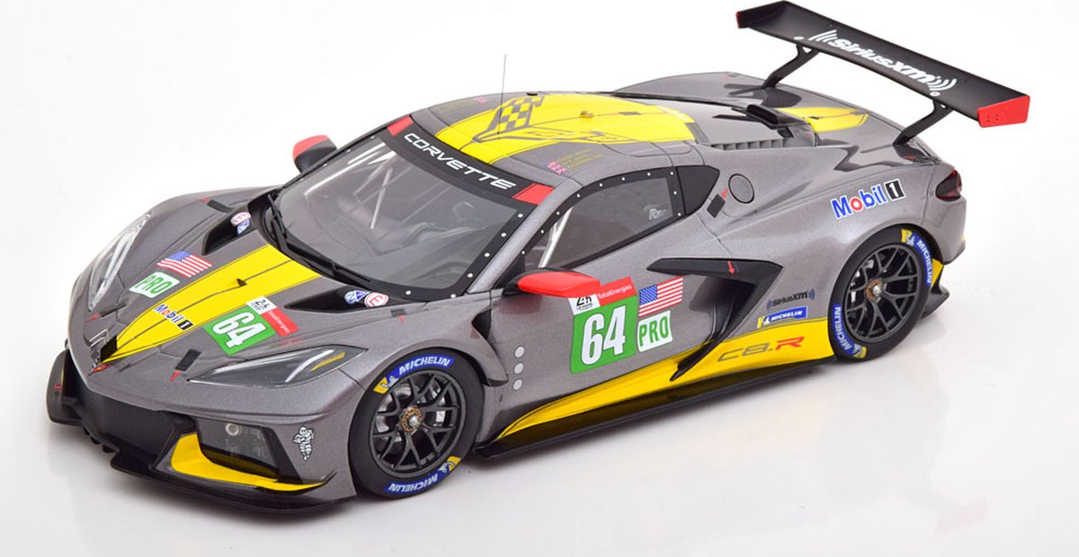 Chevrolet Corvette C8.R No.64, 24Hrs Le Mans 2021 Tandy/Sims/Milner 1-18 Top Speed ( Resin )