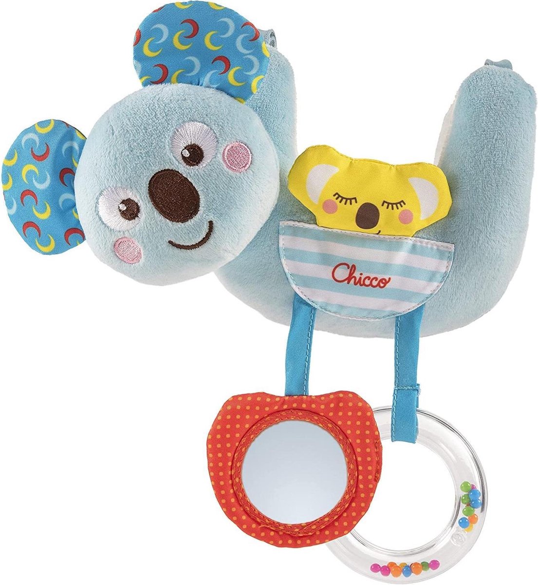 Chicco Rammelaar Koala Junior 20 X 22 Cm Polyester Lichtblauw