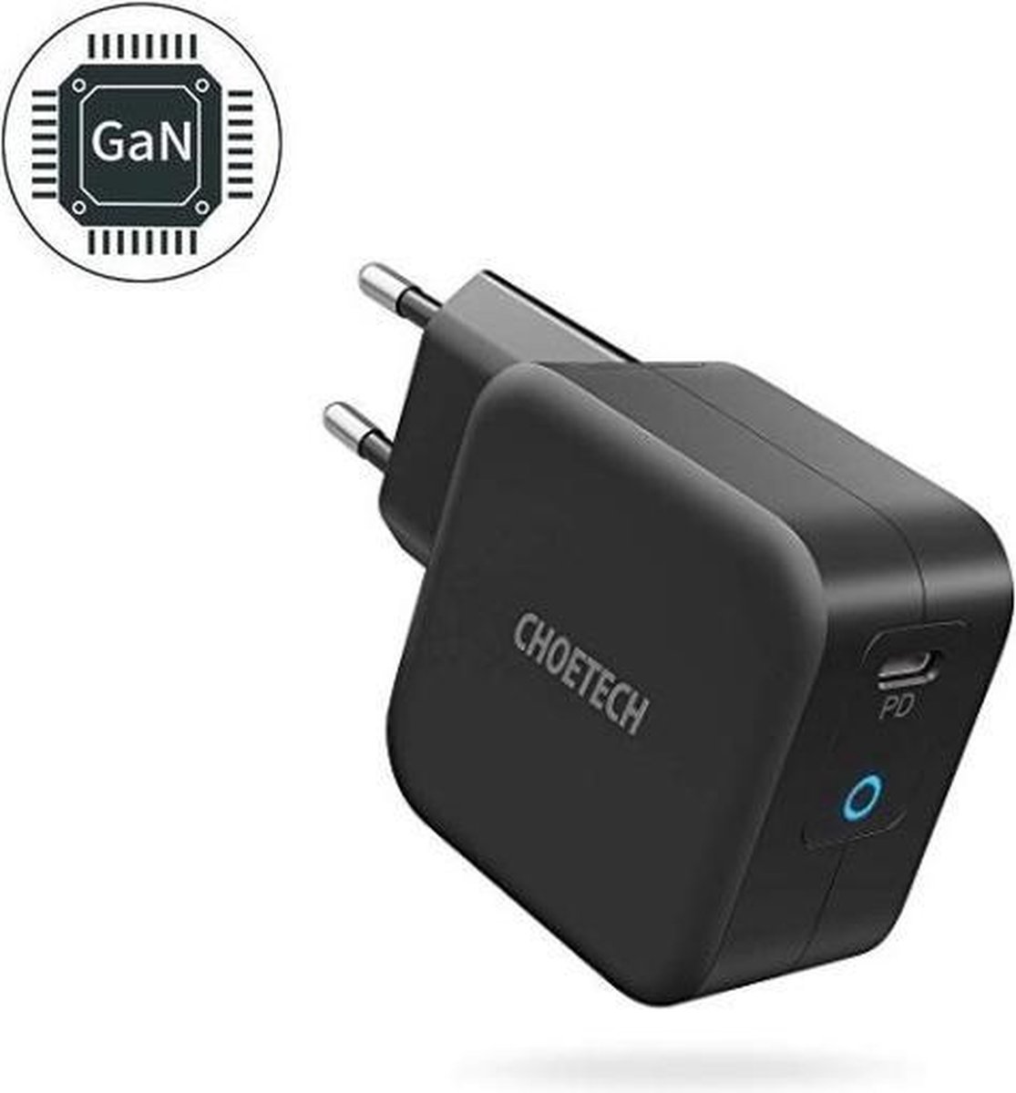 Choetech USB-C stroomadapter met Power Delivery - GaN-Tech - 61W