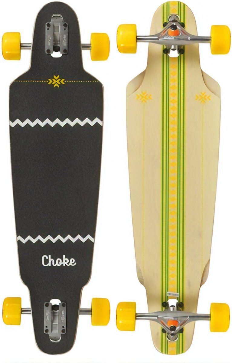 Choke Longboard The Curl Pro 86 X 22 Cm Beige