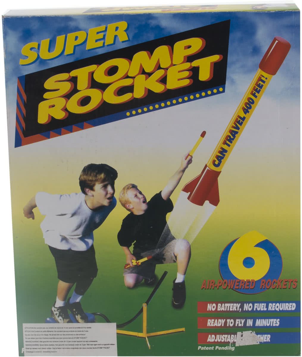 Stomp rocket - 6 air powered rockets