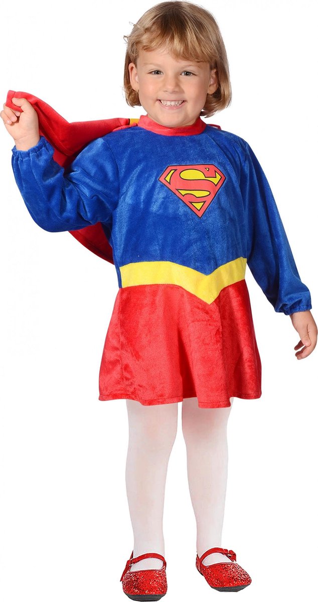 Ciao S.r.l Verkleedjurk Supergirl Blauw/rood 2-delig 2-3 Jaar