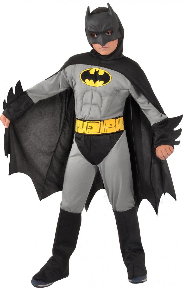 Ciao S.r.l Verkleedpak Batman Polyester Zwart/grijs Mt 5-7 Jaar