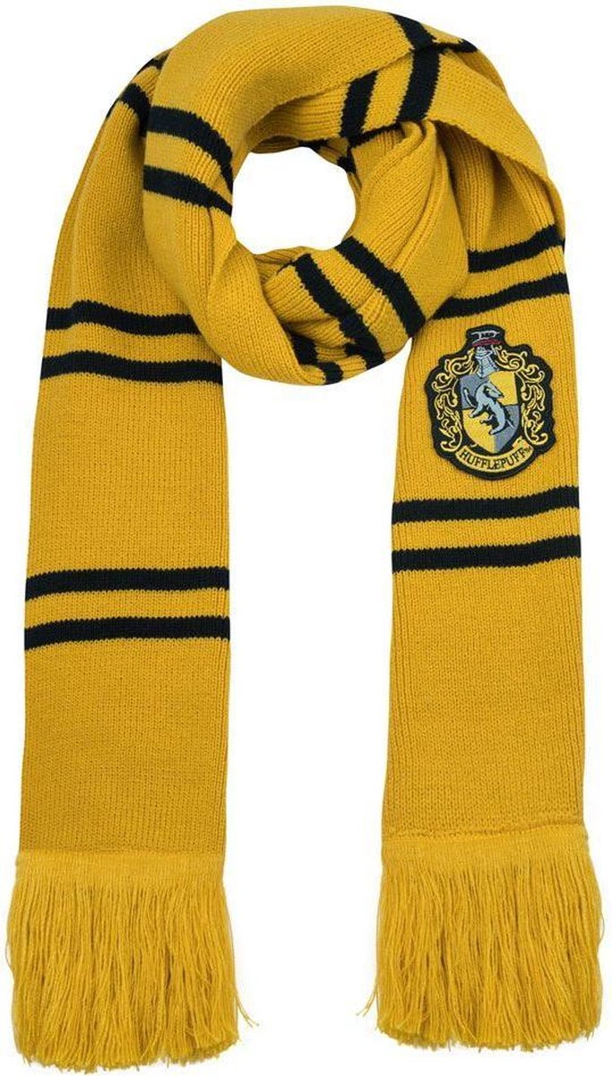 Cinereplicas Hufflepuff / Huffelpuf Sjaal Deluxe - Harry Potter