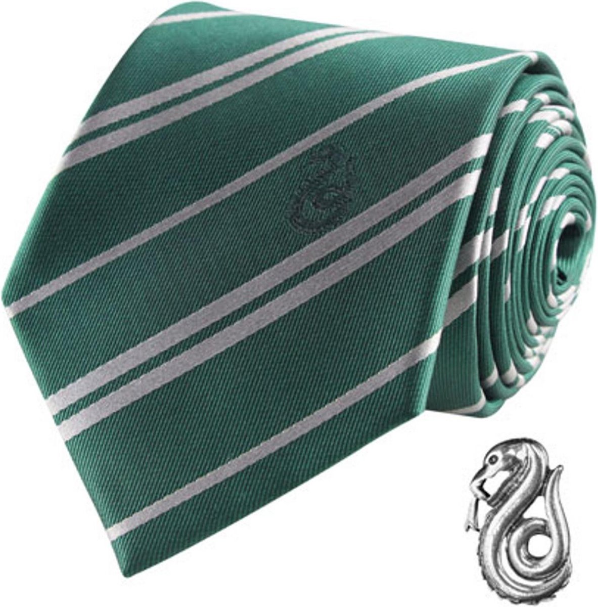 Harry Potter - Slytherin Tie Deluxe Edition with Pin