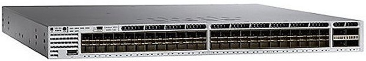 Cisco Catalyst 3850-48XS-S Managed None Zwart, Grijs