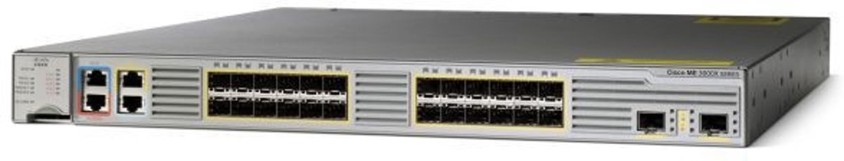 Cisco ME 3800X Managed L3 Gigabit Ethernet (10/100/1000) Grijs 1U