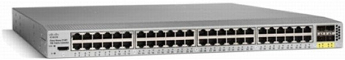 Cisco Nexus 2248TP-E Grijs 10, 100, 1000Mbit/s