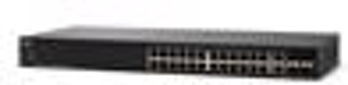 Cisco SF250-24 Managed L2/L3 Fast Ethernet (10/100) Zwart 1U