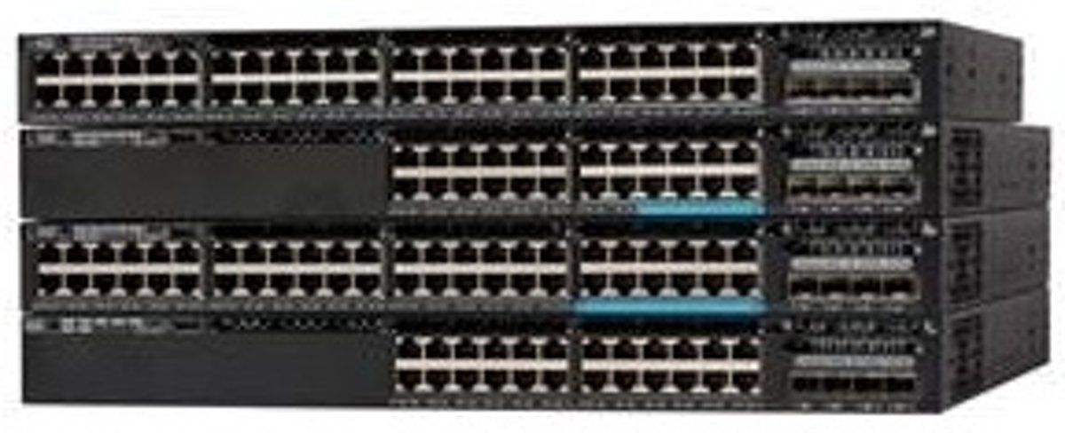 Cisco WS-C3650-12X48UQ-L L2/L3 Gigabit Ethernet (10/100/1000) 1U Zwart netwerk-switch