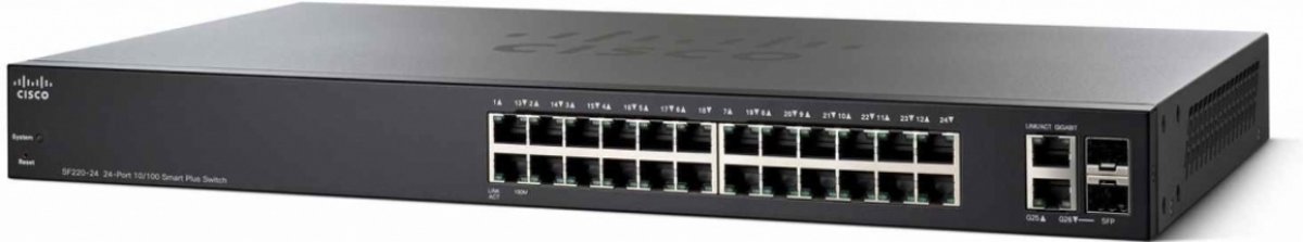 Cisco netwerk-switches SF220-24