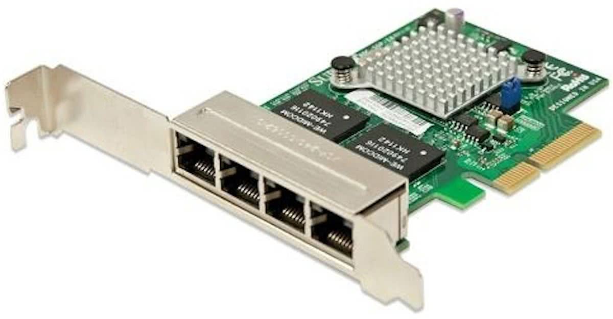 Intel - Network adapter - PCIe - Gigabit Ethernet x 4