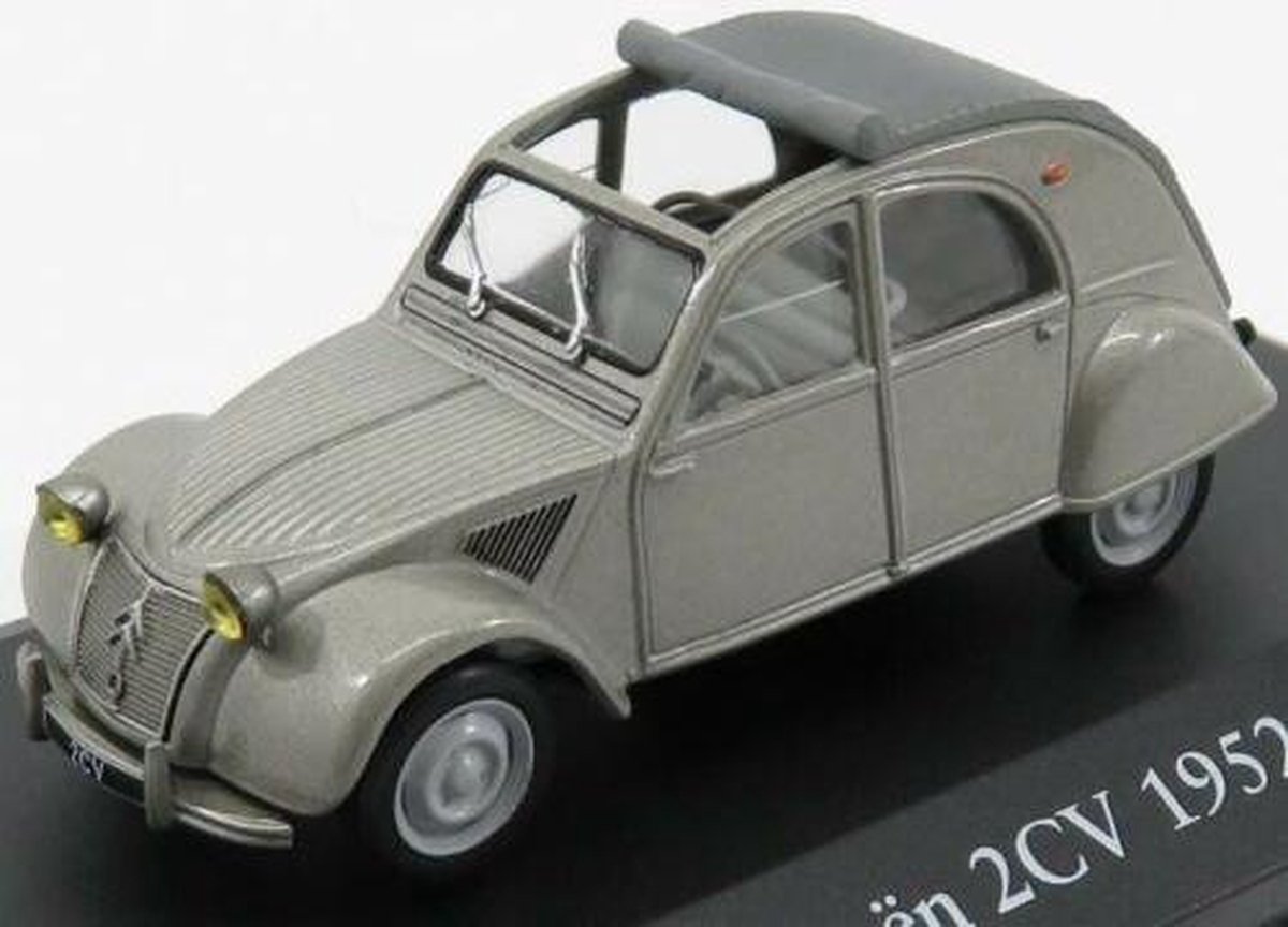 Citroen 2CV Open Roof 1952 Grey Metallic