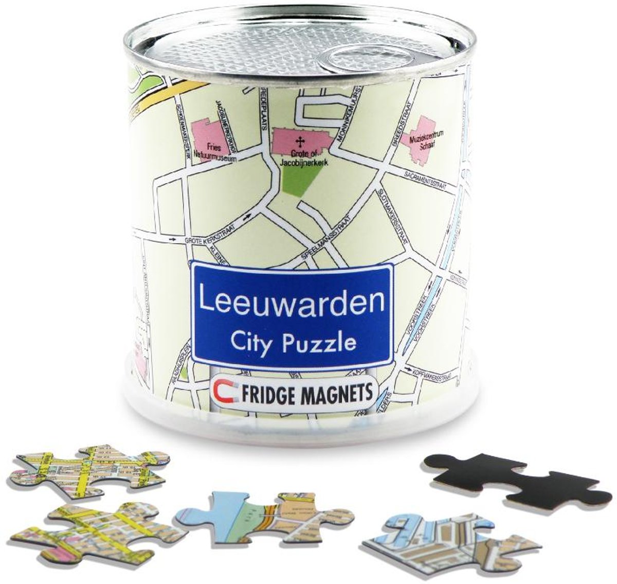   Leeuwarden - Puzzel - Magnetisch - 100 puzzelstukjes