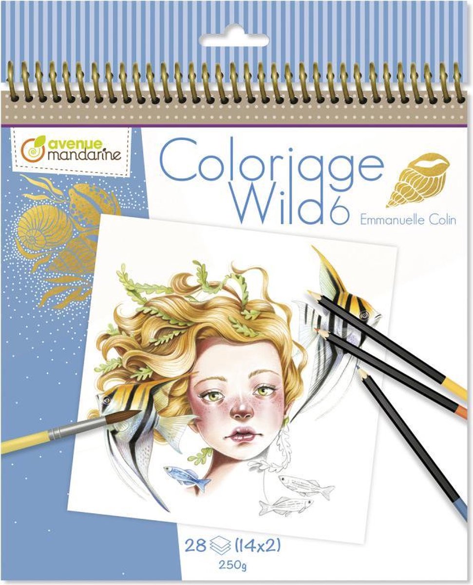 Coloriage Wild 6 - Emmanuelle Colin